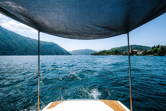 1H Private Cruise Lake Como Tender Yacht Invictus 6 pax - Blevio and the return to Como: getting the same view with fresh timing