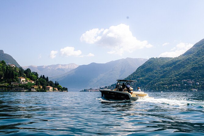 1H Private Cruise Lake Como Tender Yacht Invictus 6 pax - Cernobbio and the Villa d’Este corridor: glamour you can see from the water