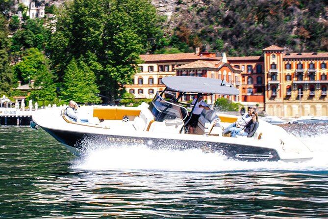 2H Private Cruise on Lake Como Tender yacht Invictus 9 pax - Torno to Blevio: Villa Pliniana Ghost Legends and Il Sereno Renovation