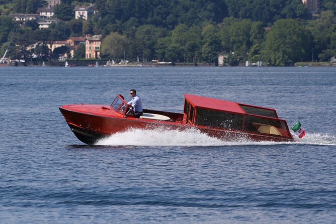 4 Hours Private Wooden Boat Tour stop Bellagio Varenna 6 pax - Daniel Libeskind’s Life Electric and the seaplane hangar pass