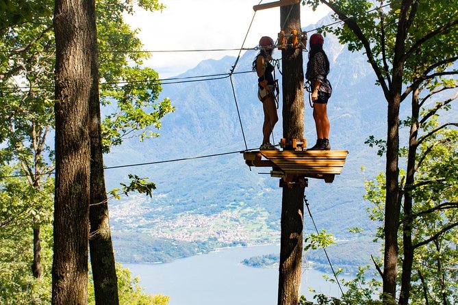 Adult Daily ticket for Adventure Park in Gravedona - Safety and comfort: the quality that lets you focus on heights