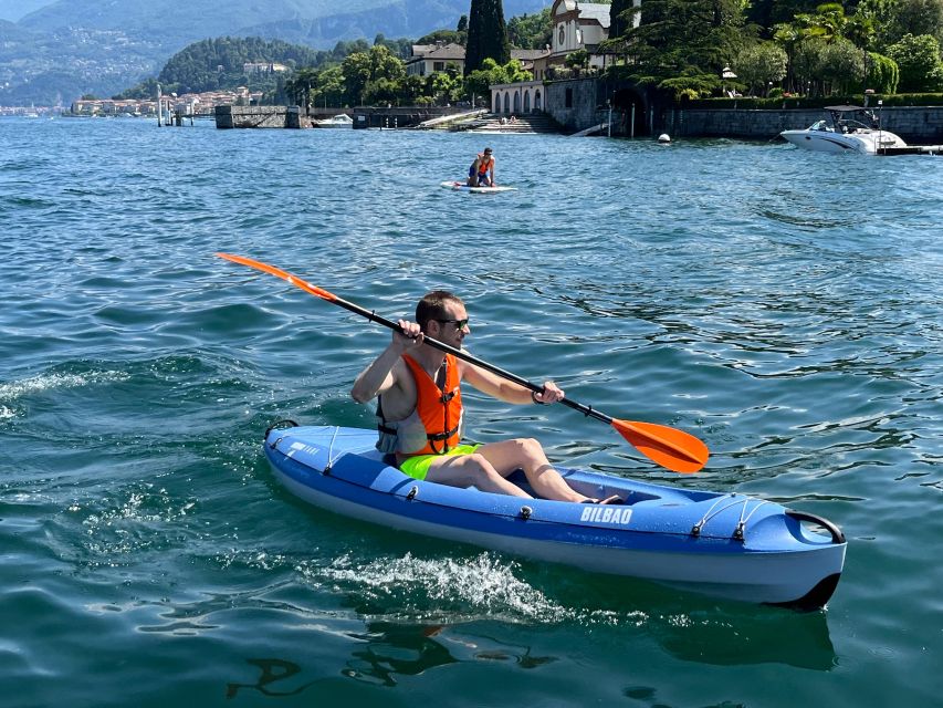 Bellagio Lake Como: Kayak Rental - Your paddle “route”: Villa Melzi gardens, Riverside Beach, and the shoreline in motion