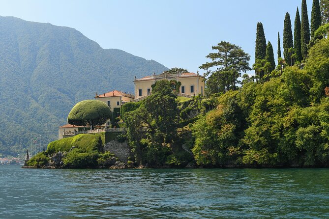 Boatparty Shared Tour on Lake Como–2 Hours of Villas, Wine & Swim - Isola Comacina: Swim, Chilled Prosecco, and Roman-to-Medieval Stories