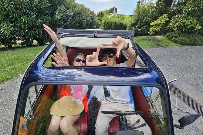 Como Lake: vintage car Fiat 500 Rental - Driving style: small-car confidence on a big-scenery day