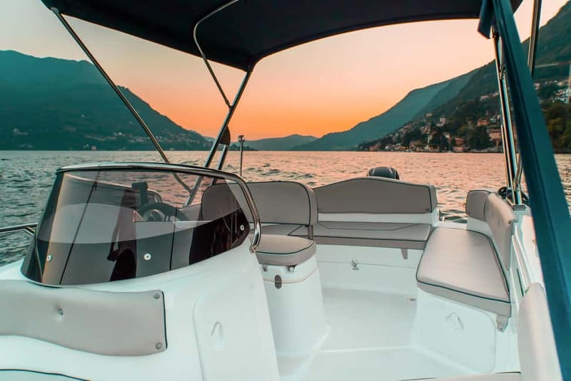 Como: Private 1-Hour Boat Rental - Getting Started at Lungo Lario Trieste 28 (Bar Lario)