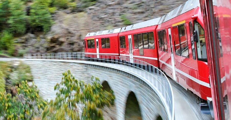 From Como: St. Moritz and Tirano Trip with Bernina Express - The Bernina Express panoramic carriage: glacier views and a high pass