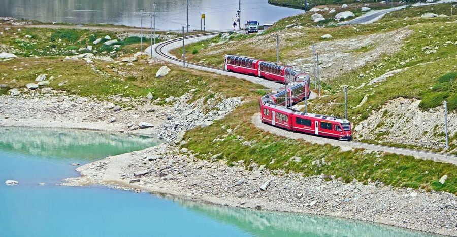 From Lake Como: Bernina Red Train Tour to St. Moritz - Acquafraggia Falls: A Photo Stop That’s Worth the Effort
