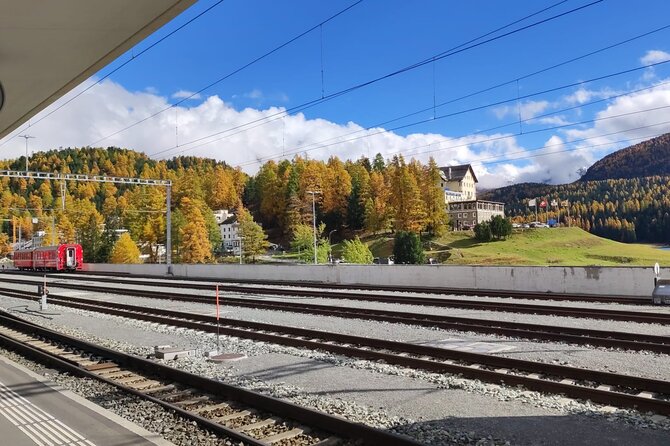 From Lake Como or Milan: Bernina Red Train Tour - Maloja Pass and Lake Silvaplana: The Drive-Scenery Combo