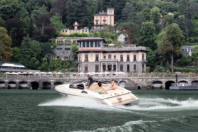Full-Day Grand Tour, private speedboat at Lake Como - Pickup by boat: what you need to know before you go
