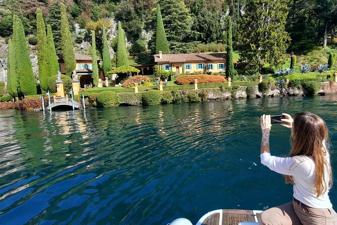 Full-Day Grand Tour, private speedboat at Lake Como - Lenno and Varenna: gelato stop plus a real stroll with your feet