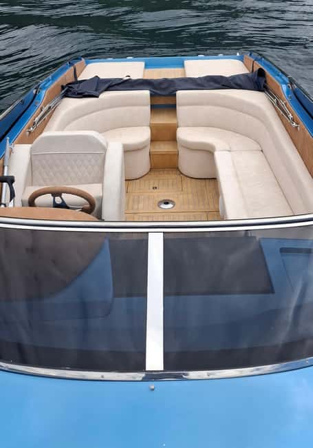 Grand Tour, on luxury speedboat at Lake Como - The Mostes Offshore 31: fast, comfortable, and actually usable