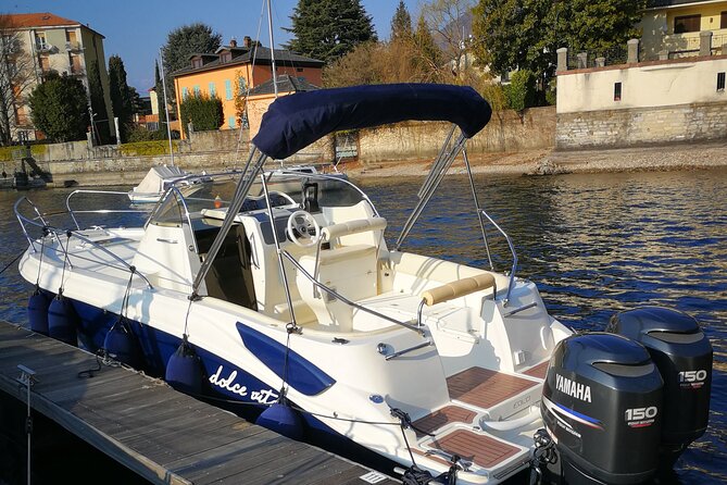 La Dolce Vita tour (2 H) Boat Eolo - Meet the Eolo boat: shade, restroom, and a true private vibe