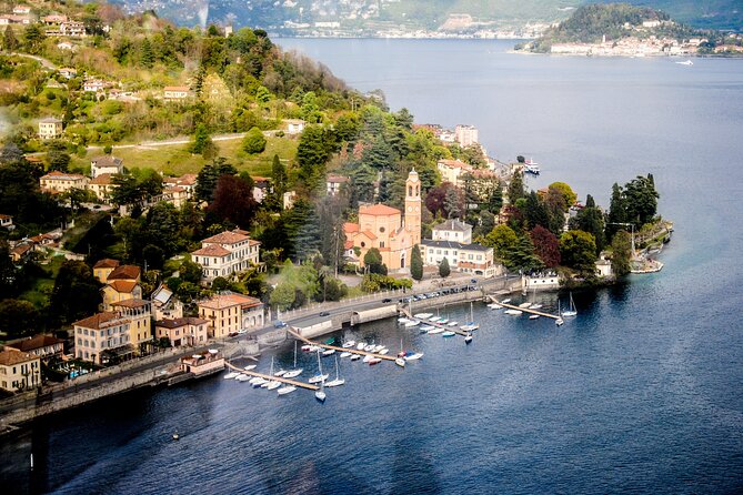 Lake Como Helicopter Tour with Stop for Lunch - Torno, Moltrasio, Laglio, and Nesso: villages with visible character