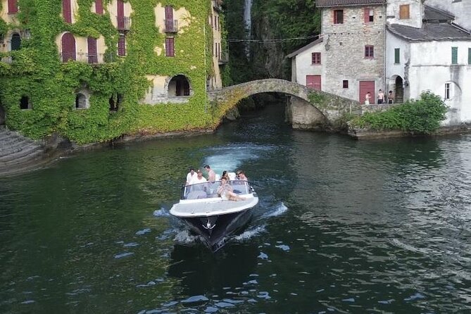 Private Open Bar Tour with Luxury Boat on Lake Como 2H 4H - Nesso ravine and the Roman bridge: dramatic nature on a tight schedule